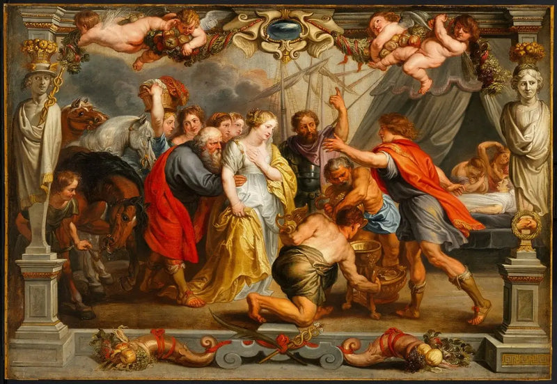 Briséis revenant a Aquiles - Peter Paul Rubens