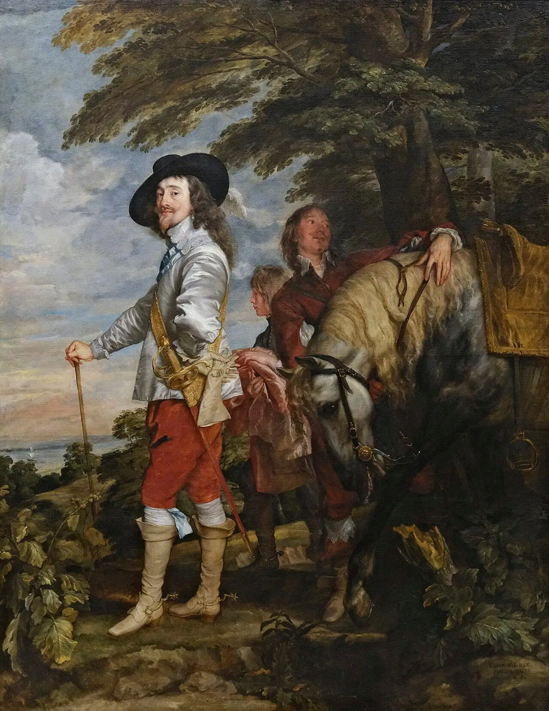 Carlos I en la caza - Antoine van Dyck