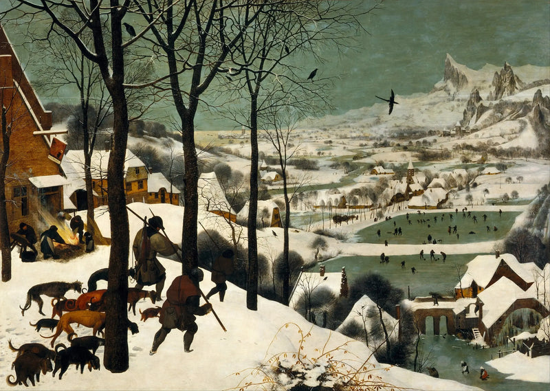 Cazadores en la nieve - Pieter Brueghel el Viejo