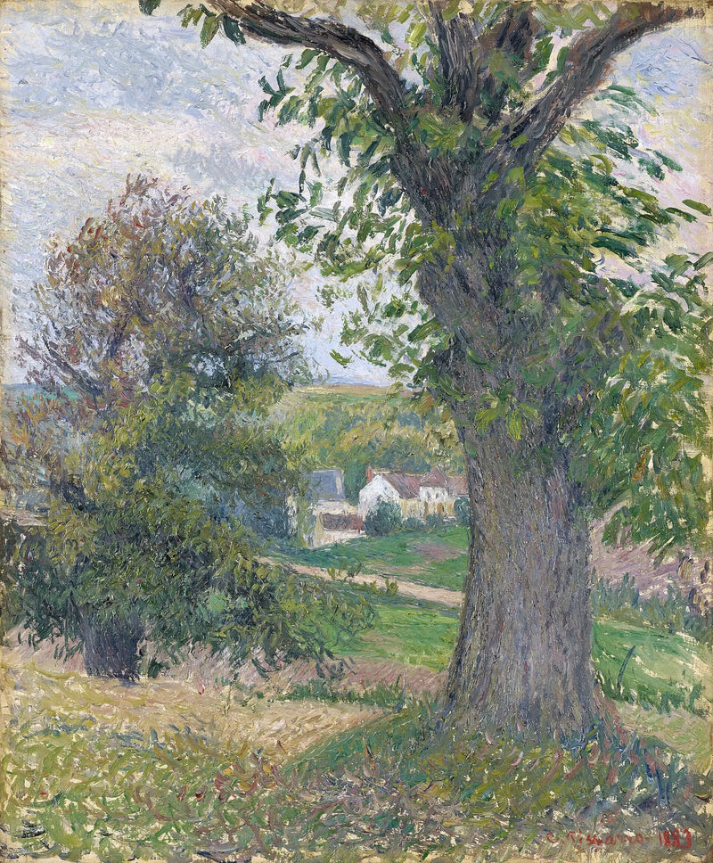 Castaños en Osny - Camille Pissarro