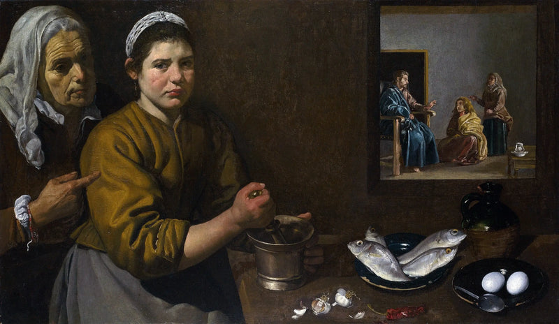 Cristo en la casa de Marta y María - Diego Velázquez