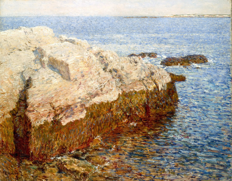 Roca de acantilado - Appledore - Childe Hassam