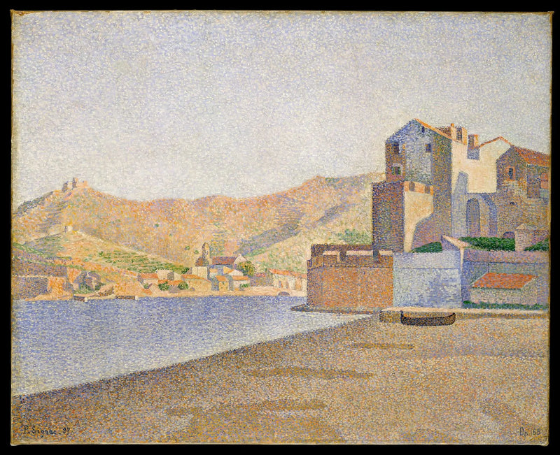 Collioure. La Playa de la ciudad. Opus 165 - Paul Signac
