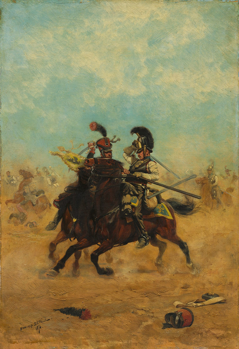 Lucha por los colores - Édouard Detaille
