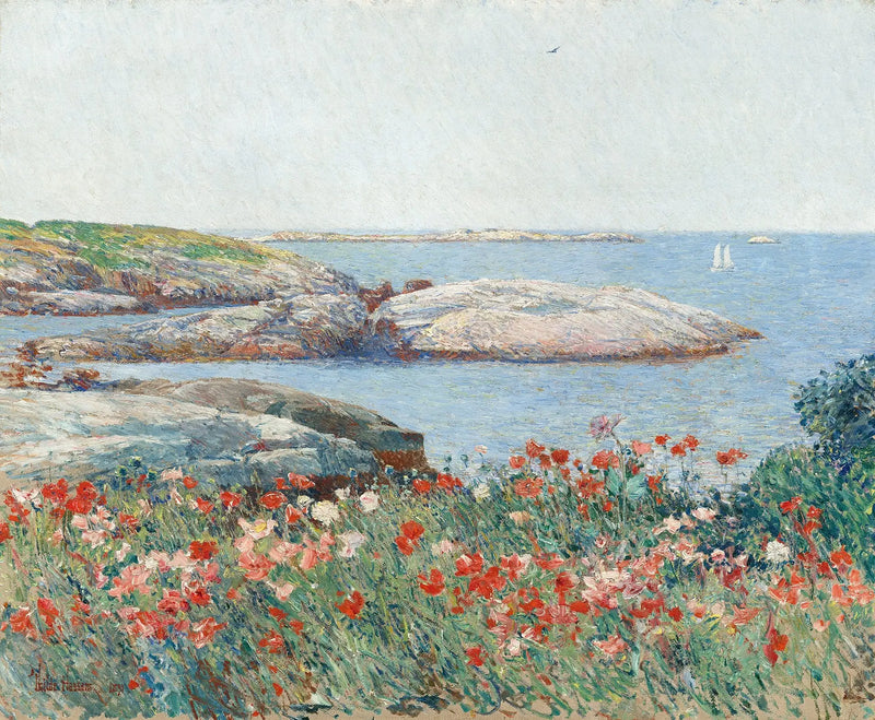 Coquelicots, Islas Shoals - Childe Hassam