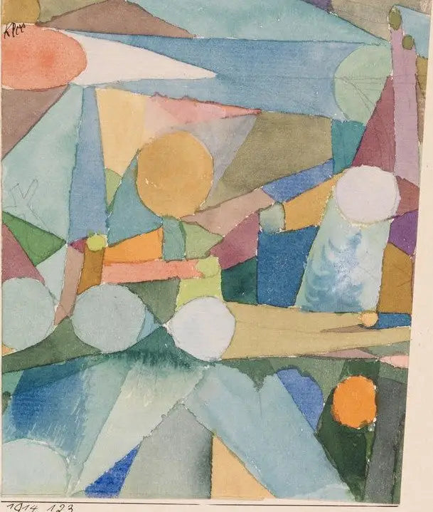Según un boceto de Zúrich (Nach einer Scizze aus Zürich) - Paul Klee