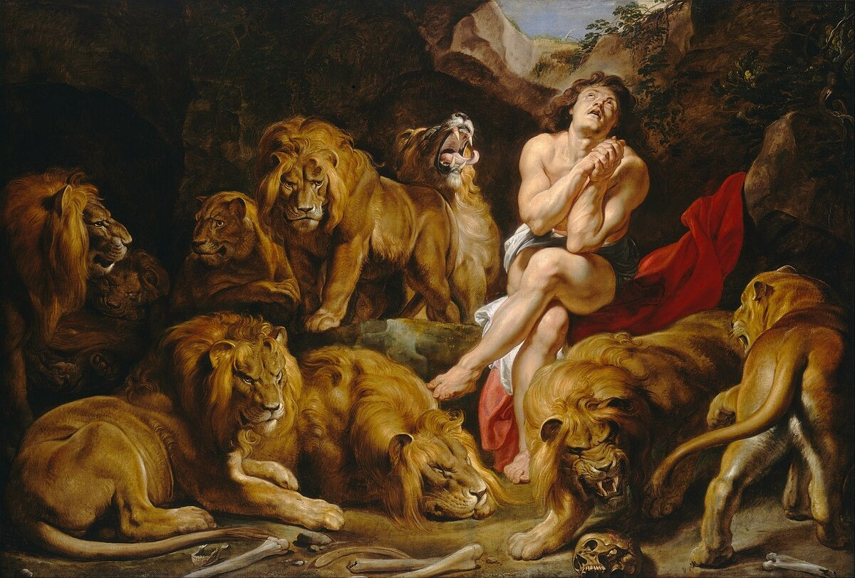 Daniel dans la fosse aux lions - Peter Paul Rubens - Alpha Reproduction