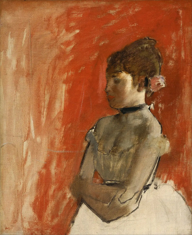Bailarín de ballet con los brazos cruzados - Edgar Degas