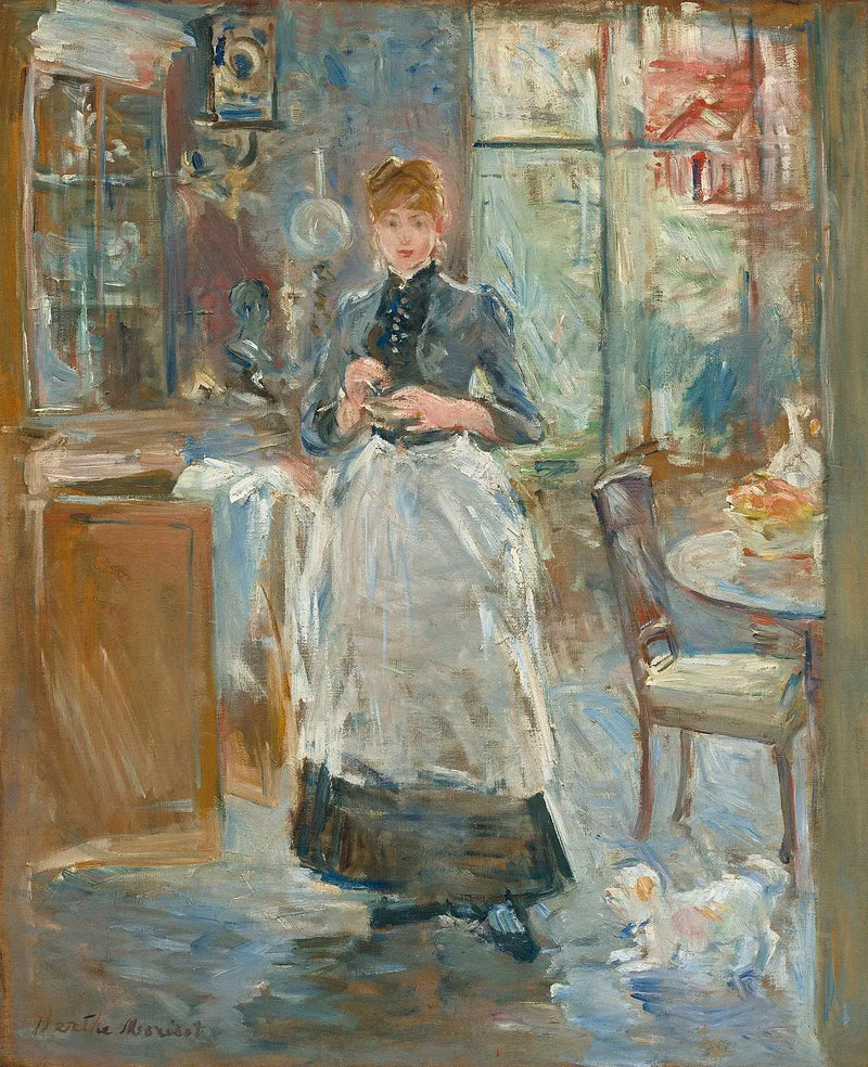 En el comedor - Berthe Morisot
