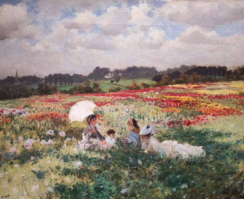 En los campos alrededor de Londres - Giuseppe De Nittis