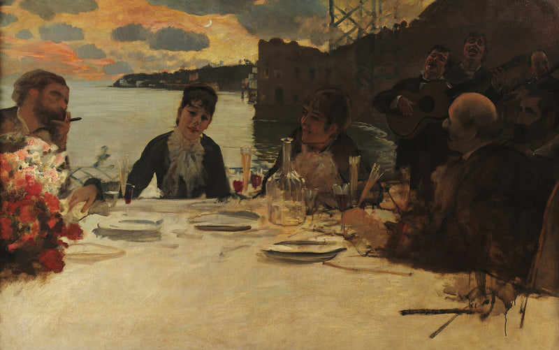 Desayuno en Posillipo - Giuseppe De Nittis