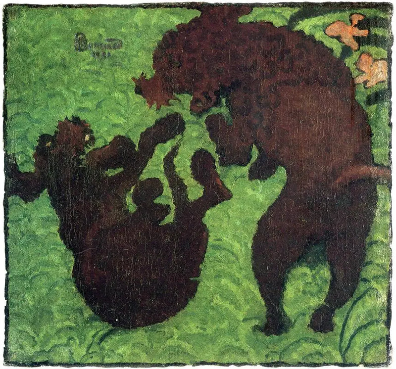 Dos perros - Pierre Bonnard