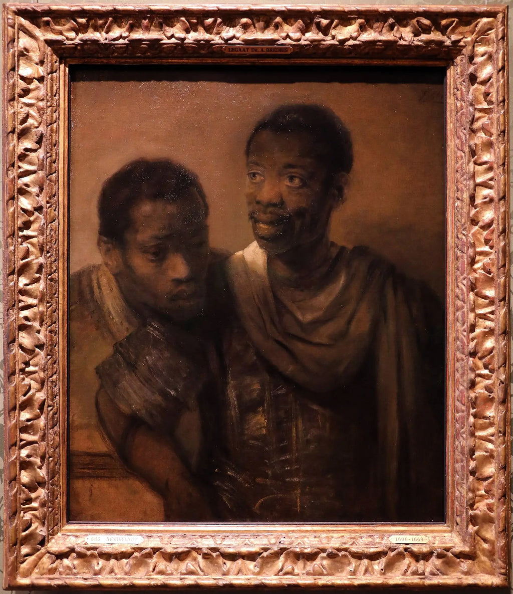 Deux noirs - Rembrandt - Alpha Reproduction