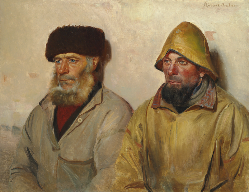 Dos pescadores de Skagen - Michael Peter Ancher
