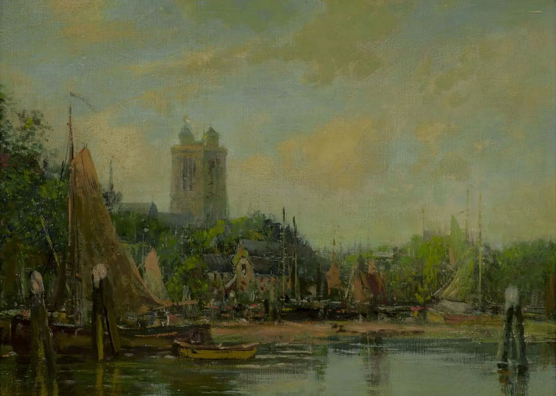 Dordrecht, la catedral - Eugène Boudin