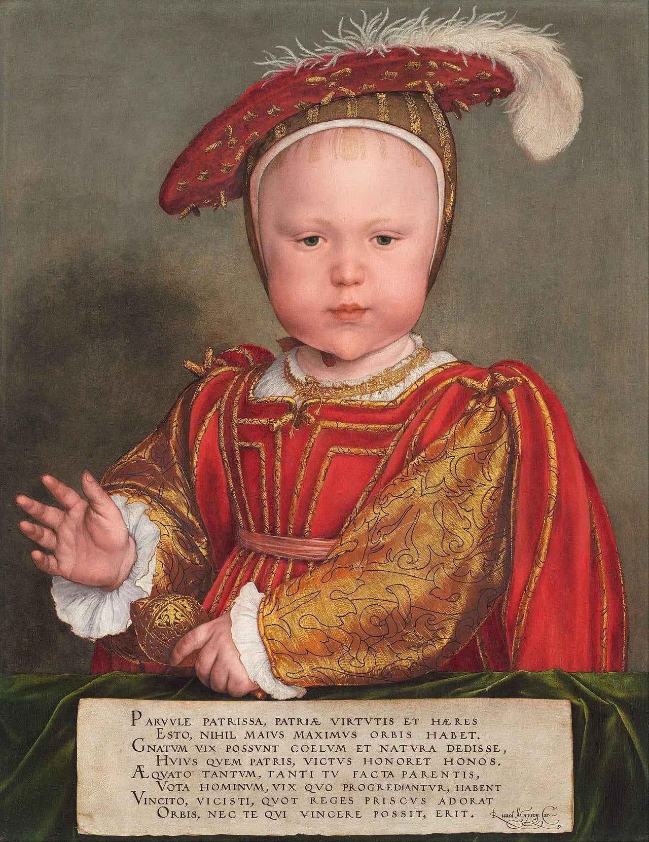 Edward VI as a Child - Hans Holbein le Jeune - Alpha Reproduction
