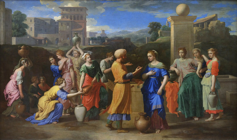 Éliézer y Rebeca - Nicolas Poussin