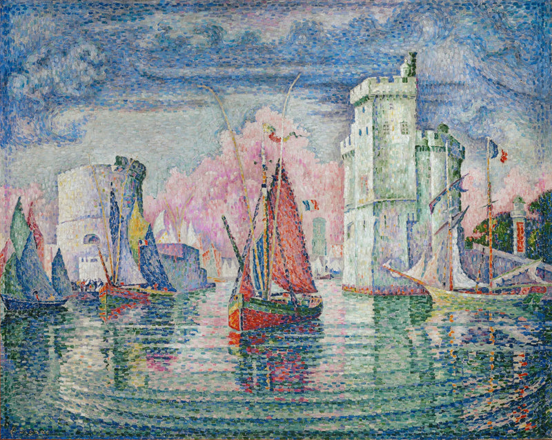 Entrada del puerto de La Rochelle - Paul Signac