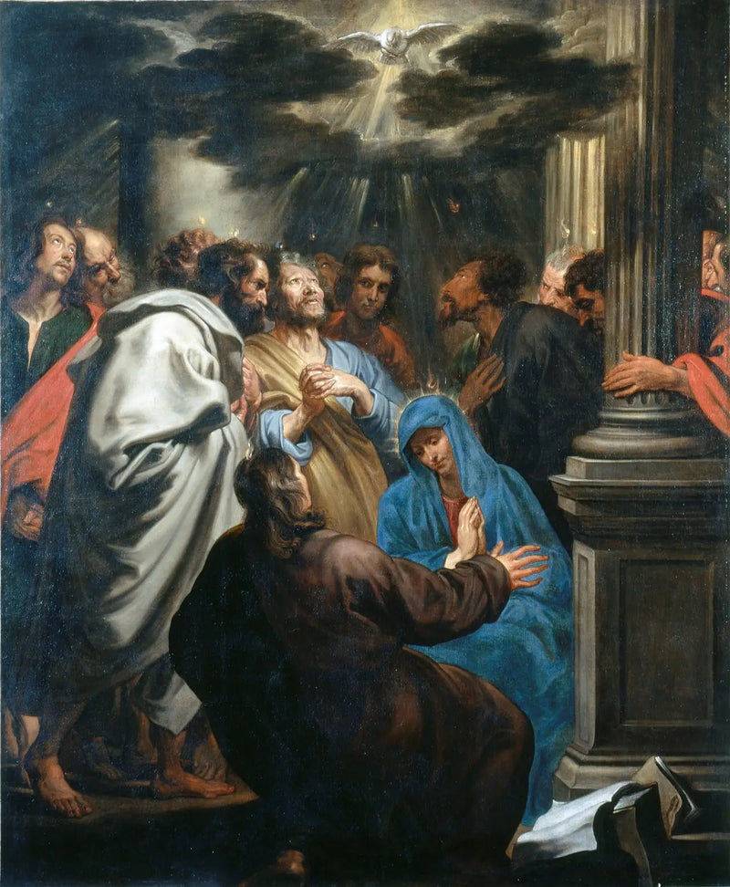 Derrame del Espíritu Santo (Pentecostés) - Antoine van Dyck