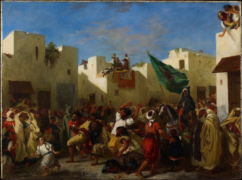 Fanáticos de Tánger - Eugène Delacroix
