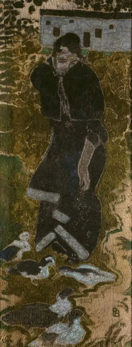 Mujer con patos - Pierre Bonnard