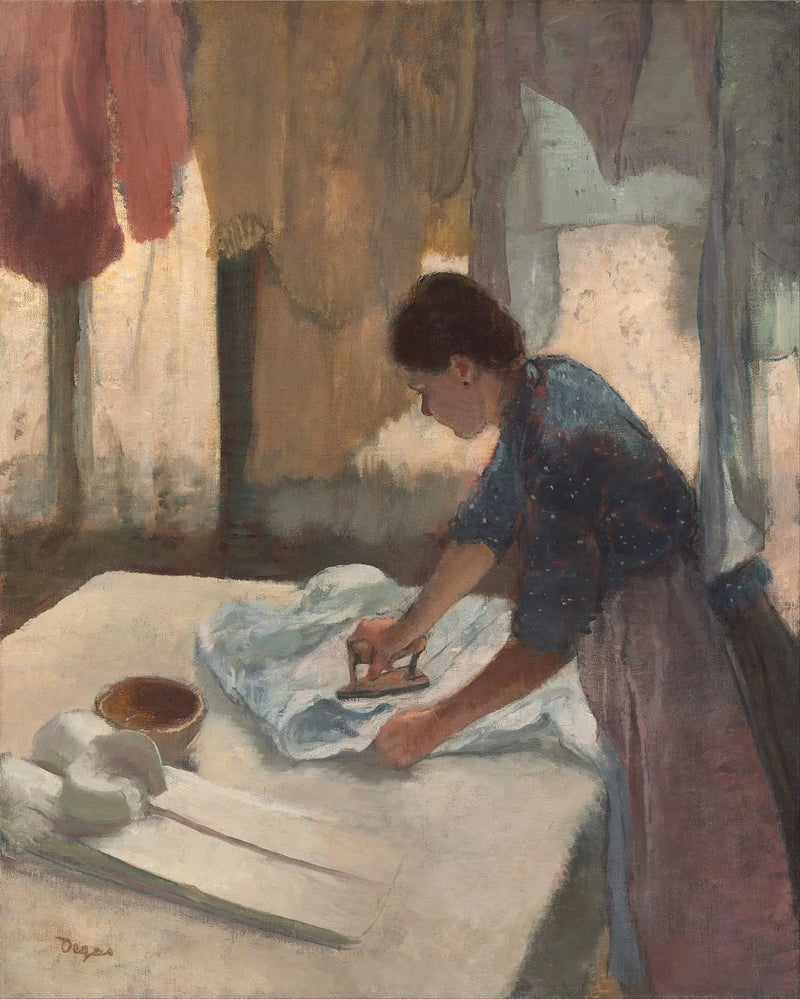 Mujer planchando - Edgar Degas