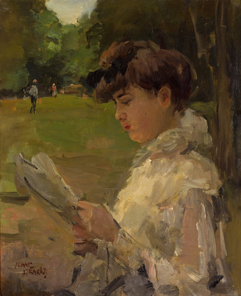 Niña leyendo - Isaac Israel