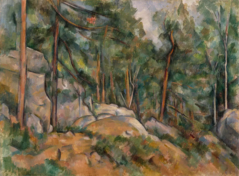 Interior del Bosque - Paul Cézanne