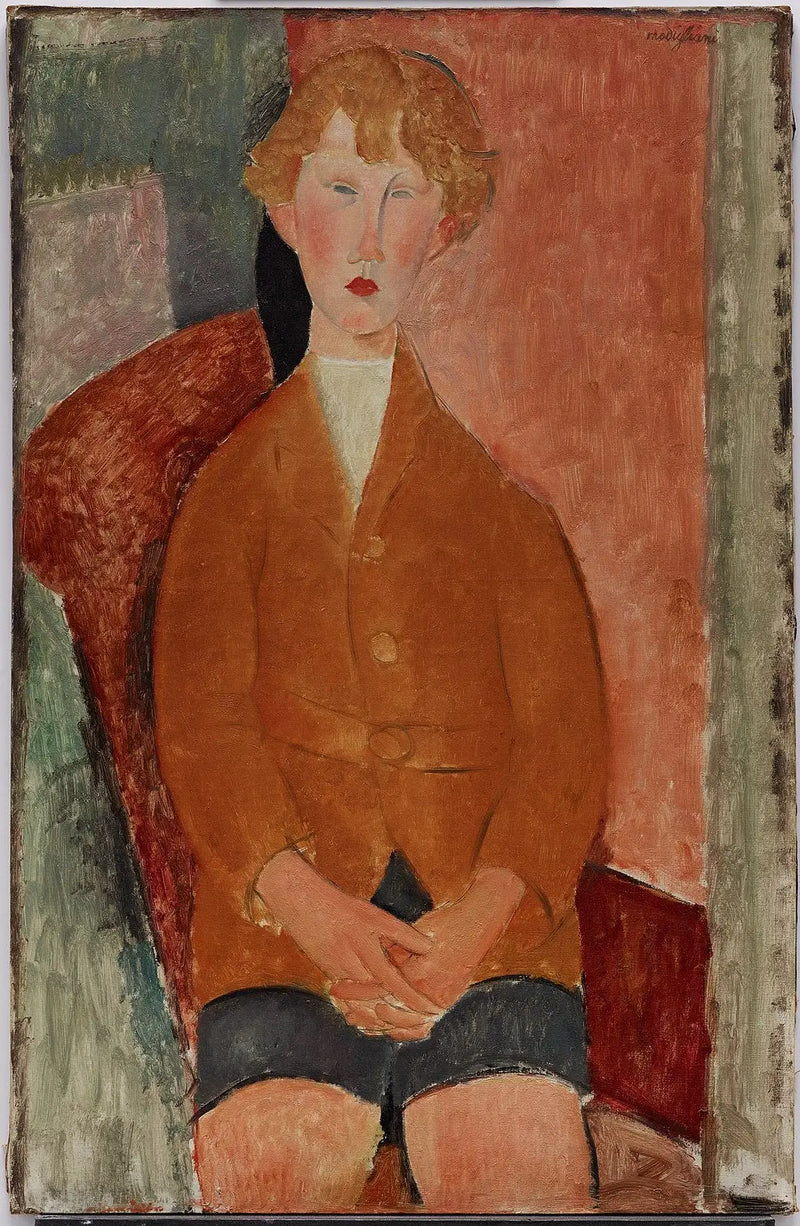 Niño en pantalones cortos - Amedeo Modigliani