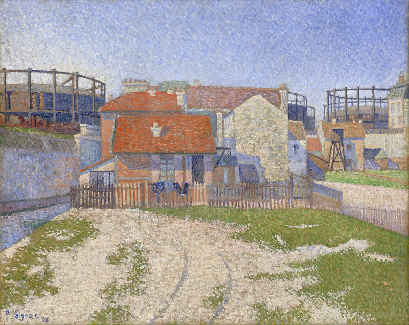 Gasómetros de Clichy - Paul Signac