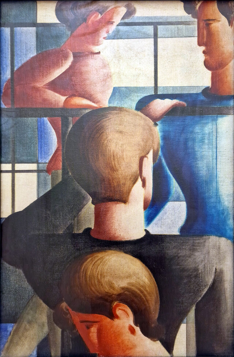 Groupe à la rampe I - Oskar Schlemmer