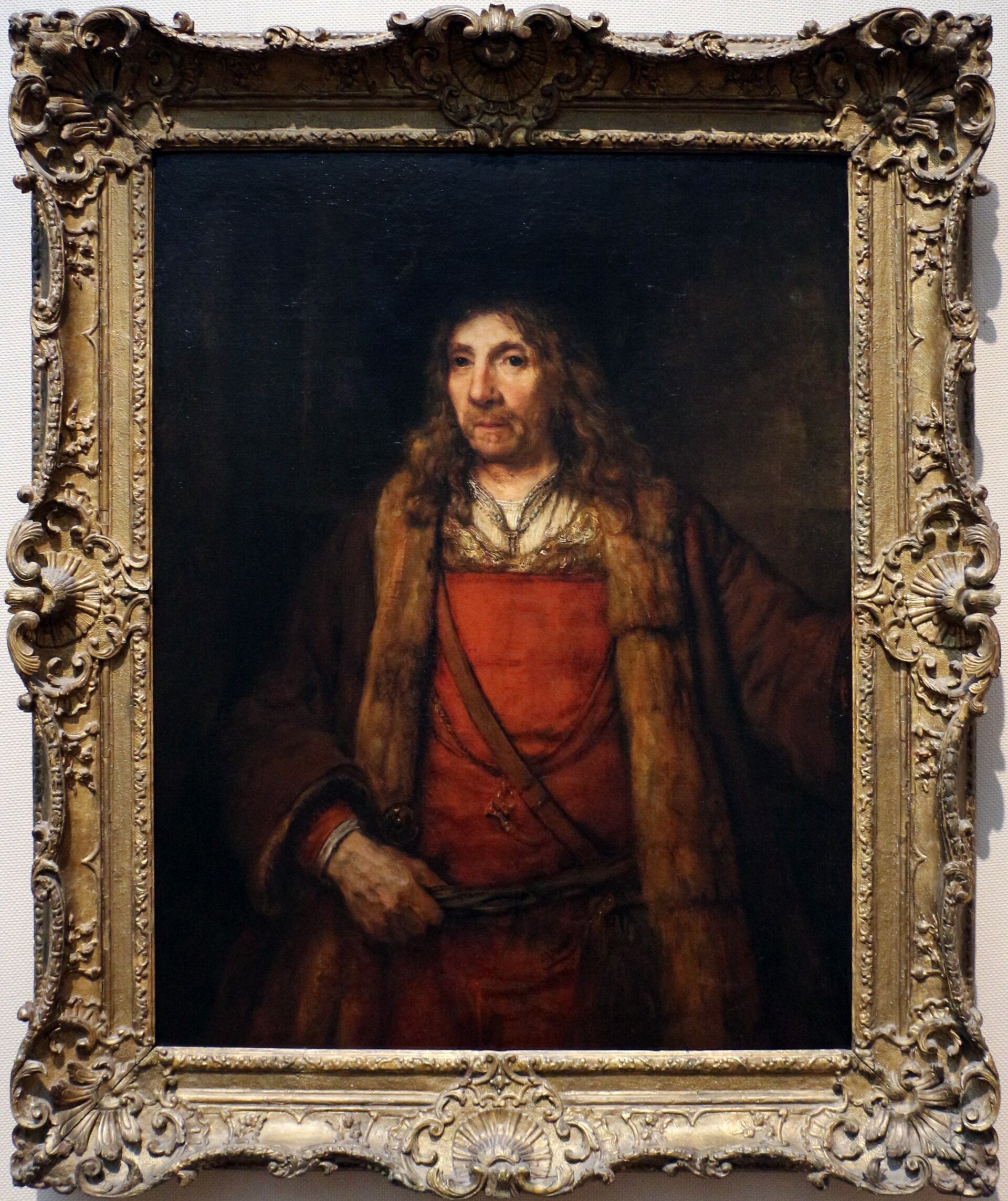 Homme dans un manteau doublé de fourrure - Rembrandt - Alpha Reproduction