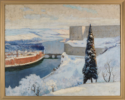 Huy sobre el Mosa, en el camino hacia el Rin - Maurice Galbraith Cullen