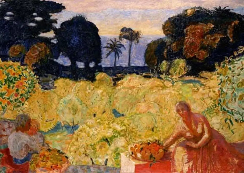 Jardín mediterráneo - Pierre Bonnard