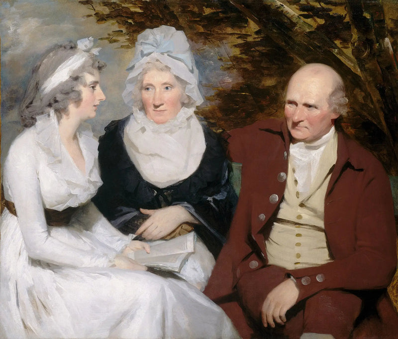 John Johnstone, Betty Johnstone y Mlle Wedderburn - Henry Raeburn