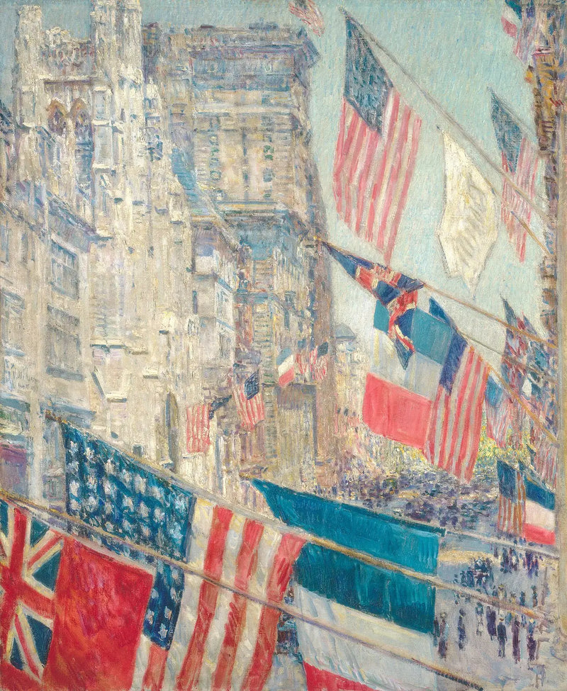 Día de los Aliados, mayo de 1917 - Childe Hassam