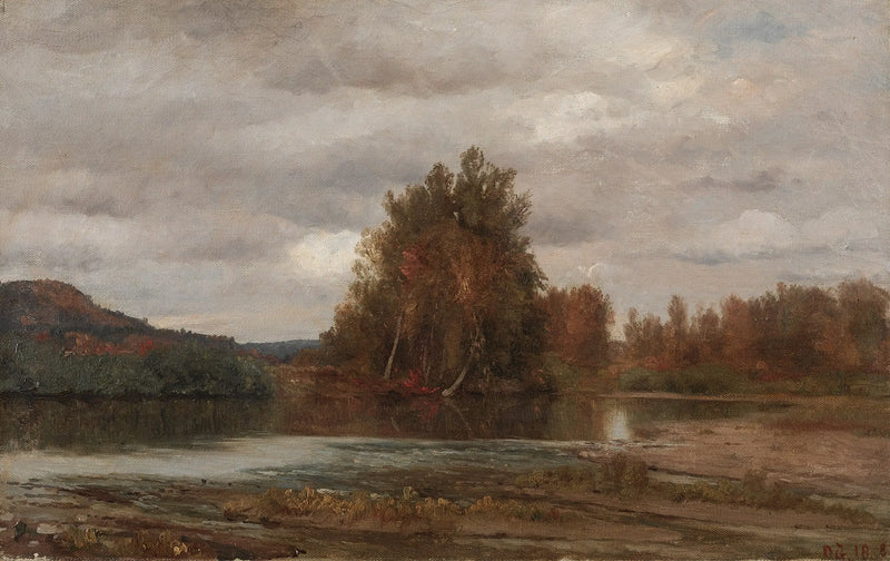 Día gris en el Esopus - Jasper Francis Cropsey