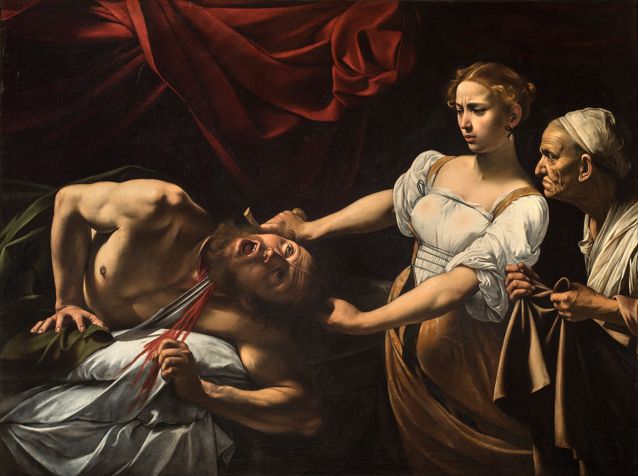 Reproduction du tableau « Judith décapitant Holopherne - Le Caravage » par Alpha Reproduction en peinture à l’huile