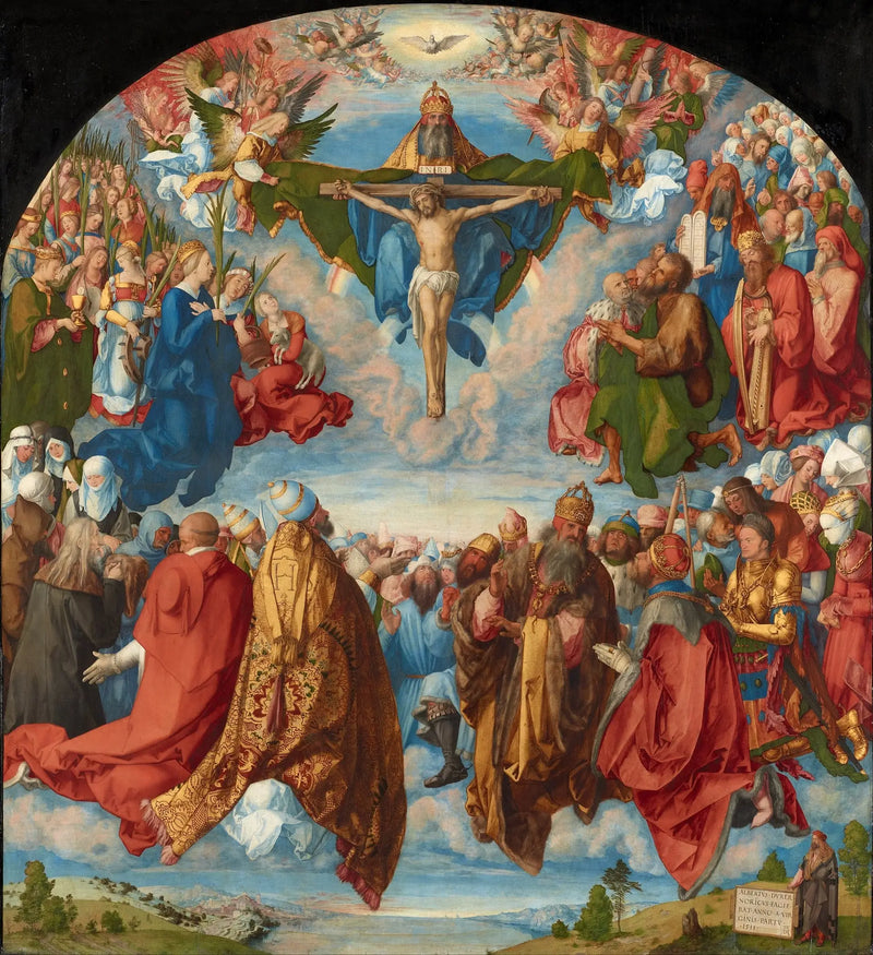 La Adoración de la Santa Trinidad - Albrecht Dürer