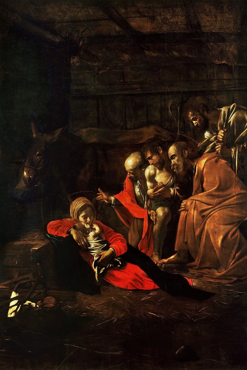 La Adoración de los pastores - Caravaggio