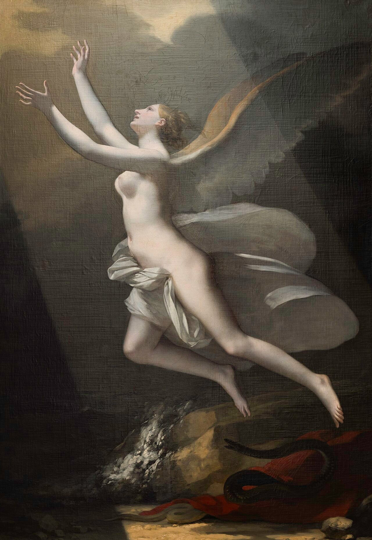 L'Âme brisant les liens qui l'attachent à la terre - Pierre-Paul Prud'hon
