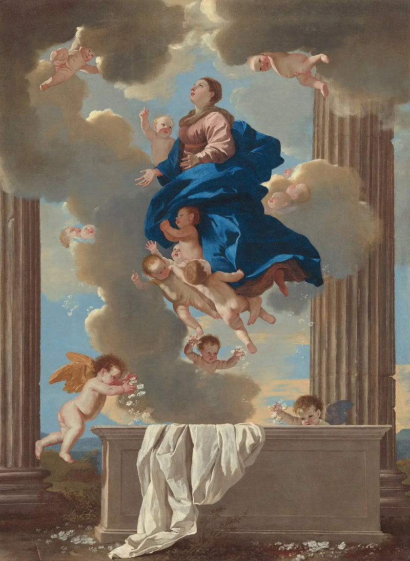La Asunción de la Virgen - Nicolas Poussin