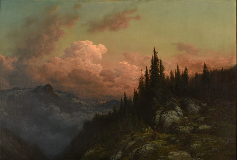 El Alba - Recuerdo de los Alpes - Gustave Doré