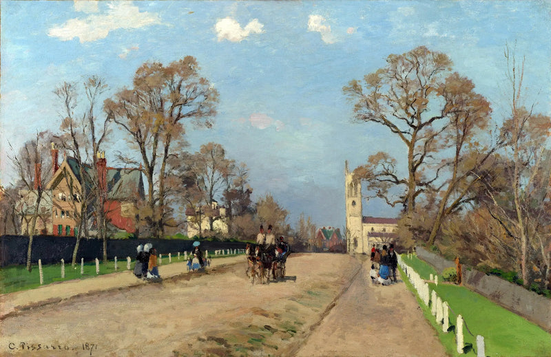 La Avenida, Sydenham - Camille Pissarro