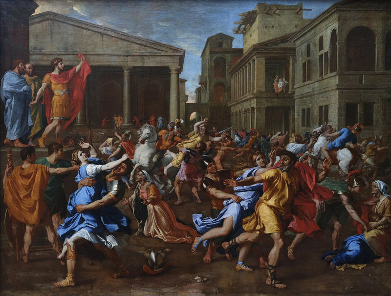 El rapto de las Sabinas - Nicolas Poussin