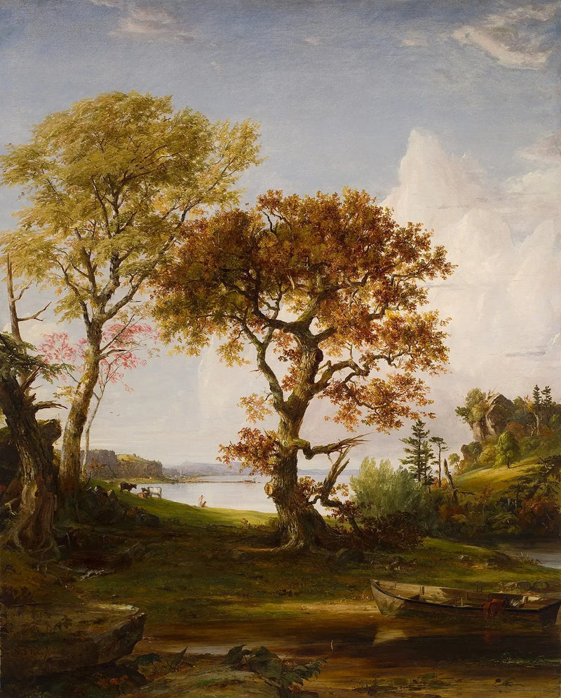 El Hudson en Piermont - Jasper Francis Cropsey
