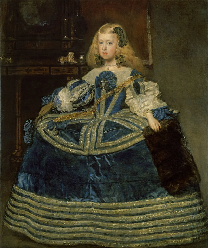 La infanta Margarita en azul - Diego Velázquez