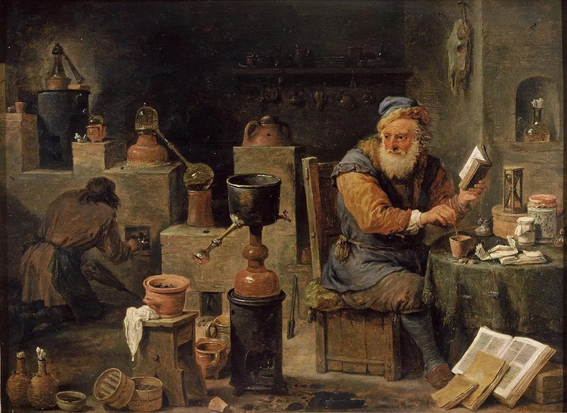 El alquimista - David Teniers el Joven