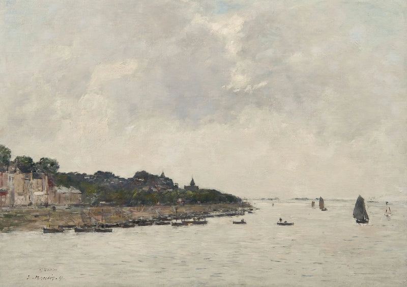 El estuario de la Somme en Saint-Valéry-sur-Somme - Eugène Boudin