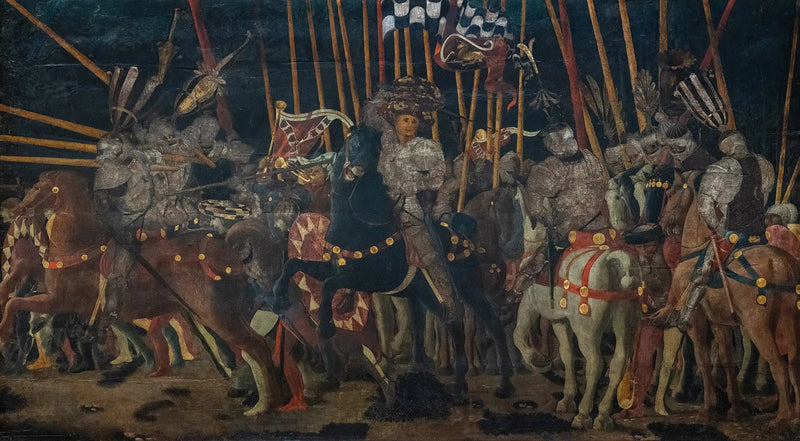 La Contraataque de Micheletto Attendolo da Cotignola - Paolo Uccello